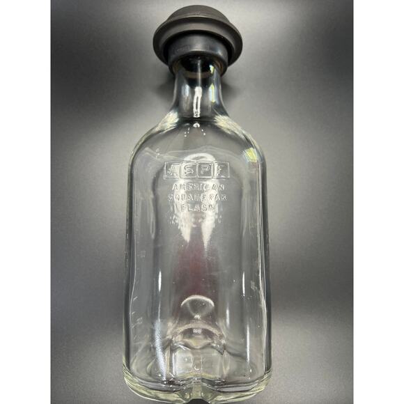 Large Antique Glass Medical I.V. Bottle Pyrex - American Sterilizer Co. Erie, PA - Picture 2 of 10